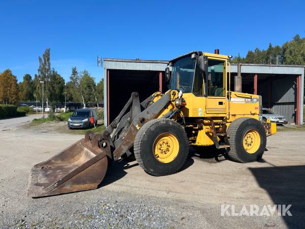 Hjullastare Volvo L50C med planeringsskopa