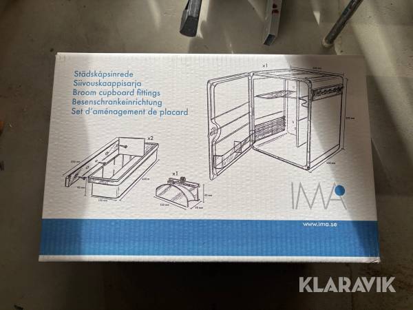 Städskåpssats Ima Mörkgrå