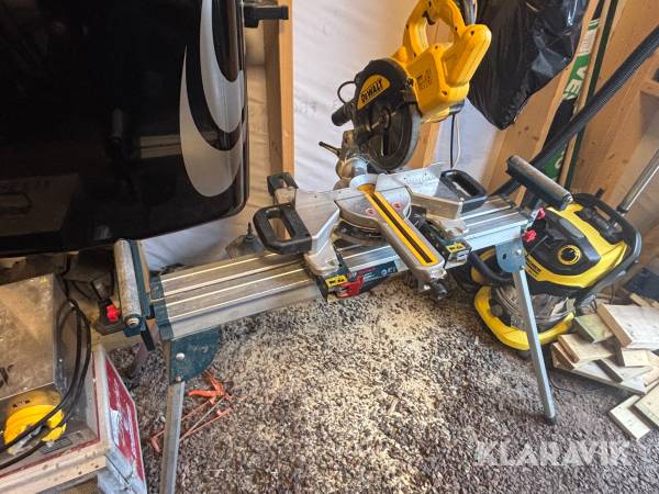 Kap/gersåg Dewalt DWS774 med Bosch GTA2500