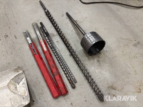 Parti med borrar Hilti