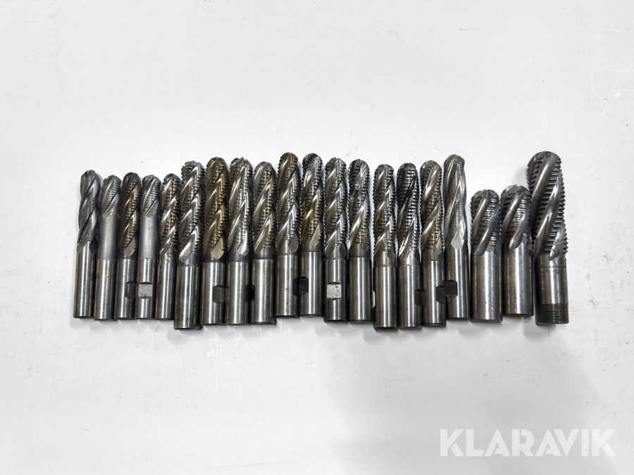 Spånbrytande fullradiefräsar, dia ≈ 16-30