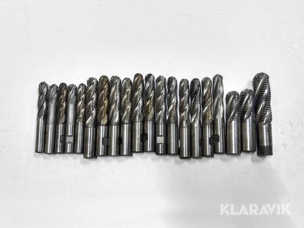 Spånbrytande fullradiefräsar, dia ≈ 16-30