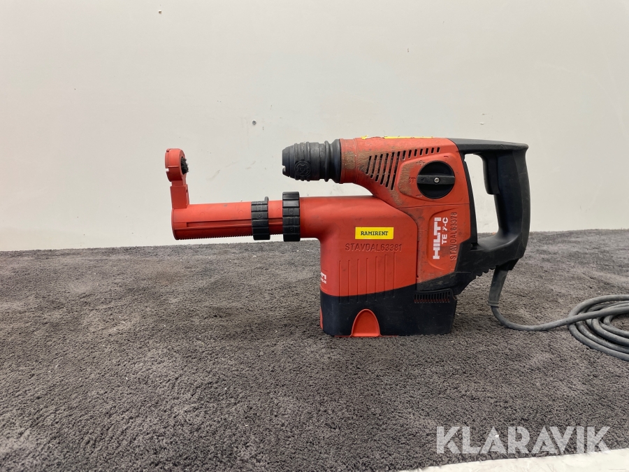 Borrhammare med dammsugare Hilti TE 7-C