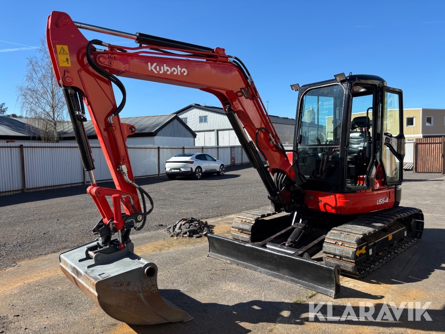 Grävmaskin Kubota KX161-3 med 2 skopor