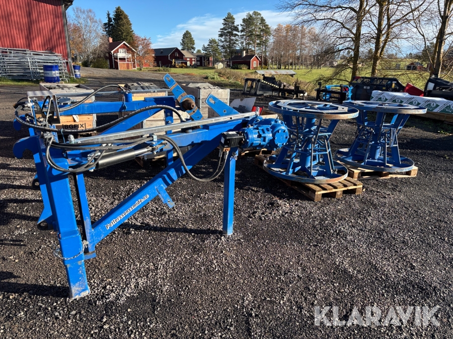 Hydraulisk kabeltrumgrip Pettersson Smide AB K30D och skrotvinda K30 förstärkt 2st