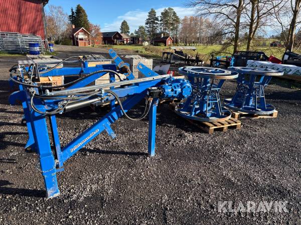 Hydraulisk kabeltrumgrip Pettersson Smide AB K30D och skrotvinda K30 förstärkt 2st
