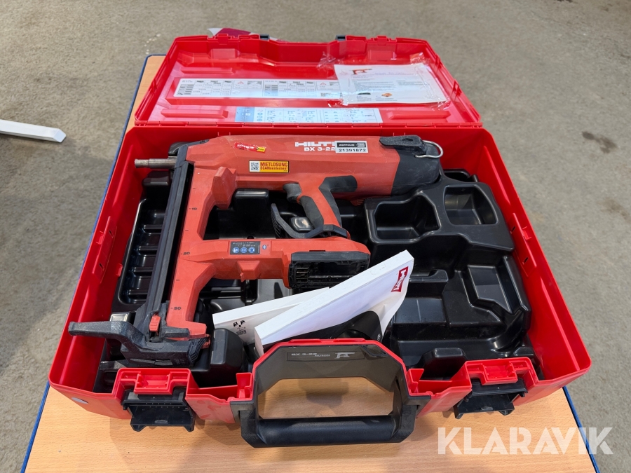 Bultpistol Hilti BX 3-22 batteridriven
