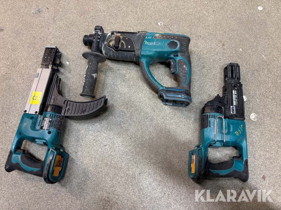 Verktygspaket Makita Borrhammare och skruvautomater