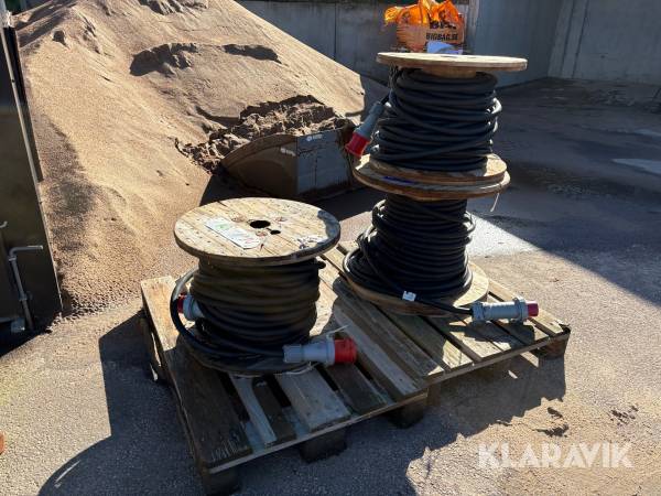 Kabel 63 A, 3 rullar