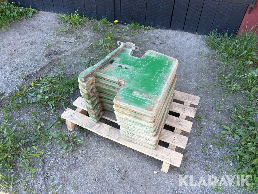 Frontvikter John Deere 8 st