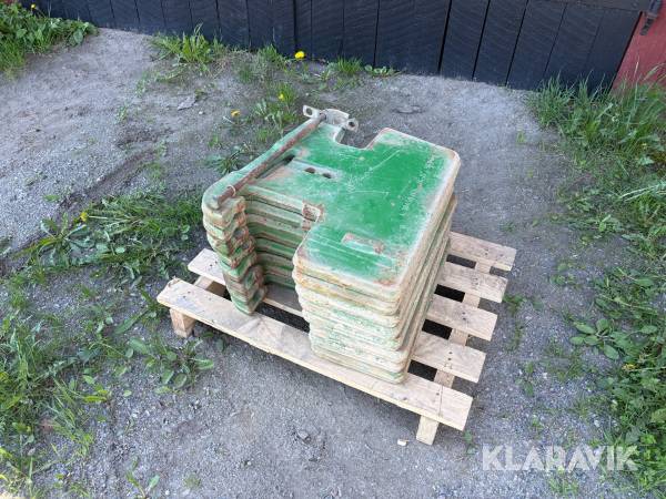 Frontvikter John Deere 8 st
