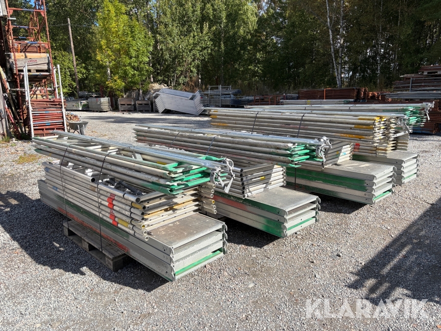 Ramställning Layher/Alfix/SLV 4 st paket/ca 200 m2