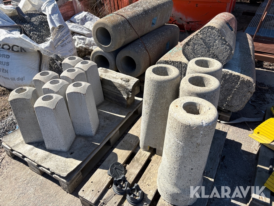 Betong-/stolpfundament