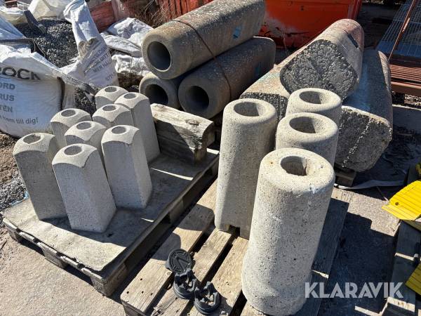 Betong-/stolpfundament