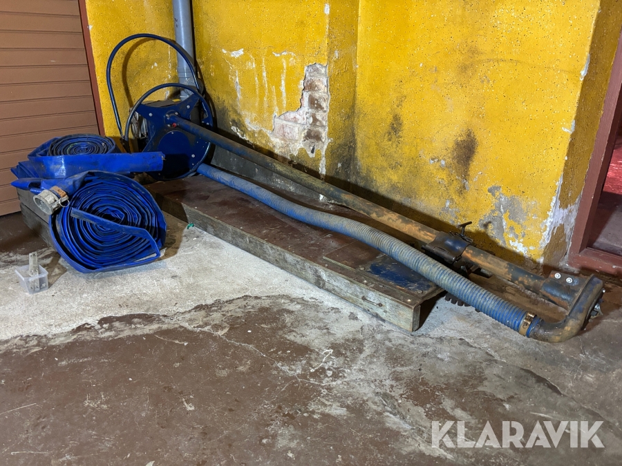 Muddringspump Mamec Oy BS850 med motor och flotte