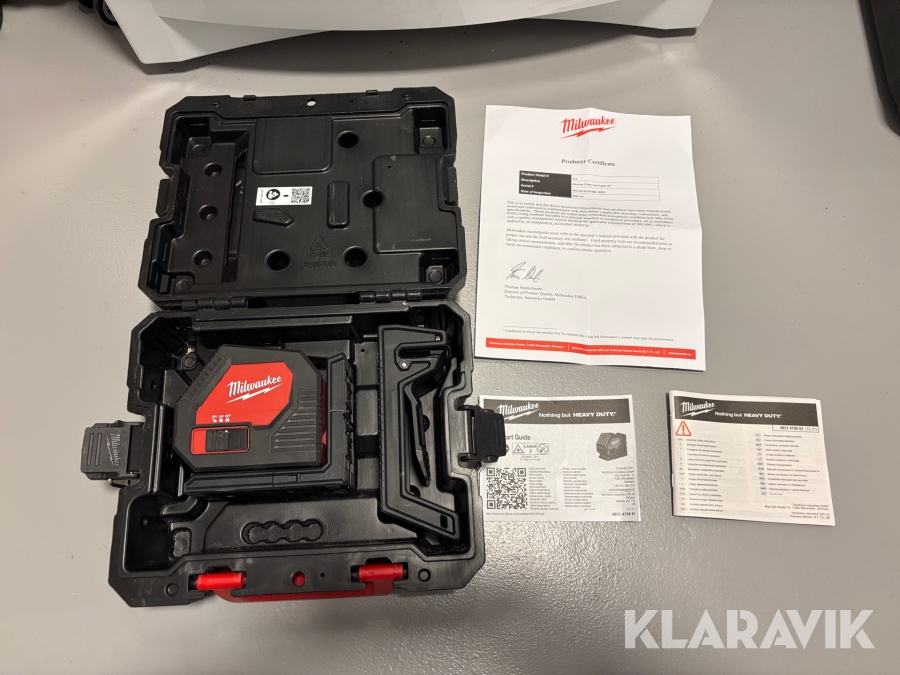 Krysslaser Milwaukee CLL Grön