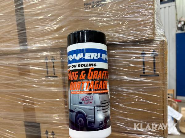 Rengöringwipes för färg & graffiti 760 st Trailerline