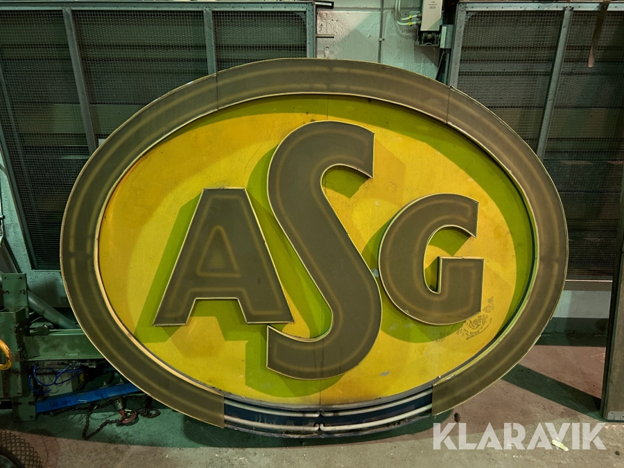 Neonskylt ASG