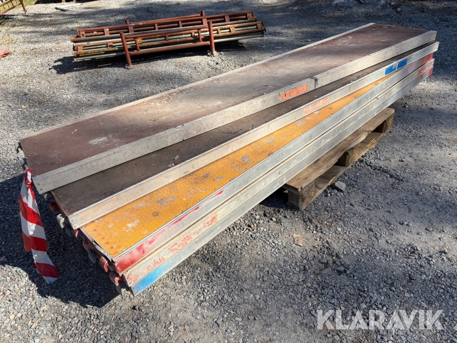 Plattformar till ställning Layher/Monzon 3,07 x 0,6 m 5 st