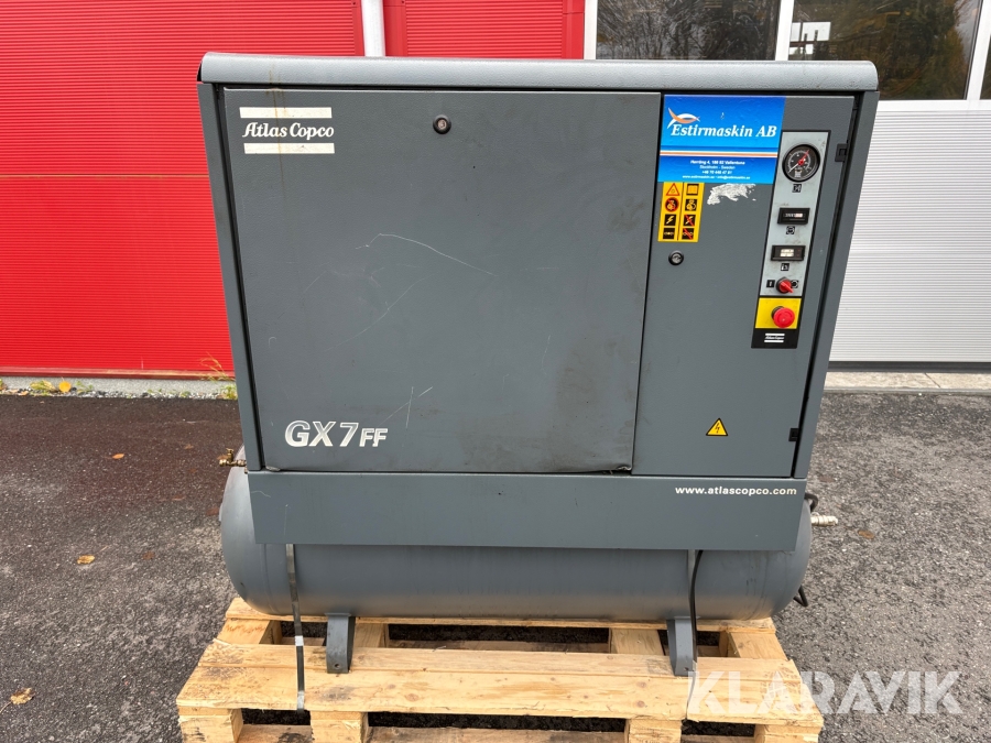 Skruvkompressor Atlas Copco GX7