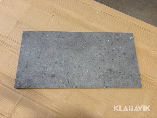 Granitkeramik Koster dark grey 30x60cm 3,78 kvm sågad