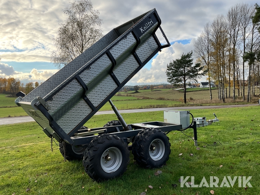 Elhydraulisk tippvagn ATV Kellfri 23 TV10H