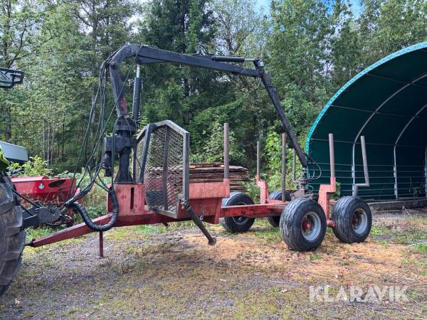 Skogsvagn Tico K540 med kran / rotor / grip
