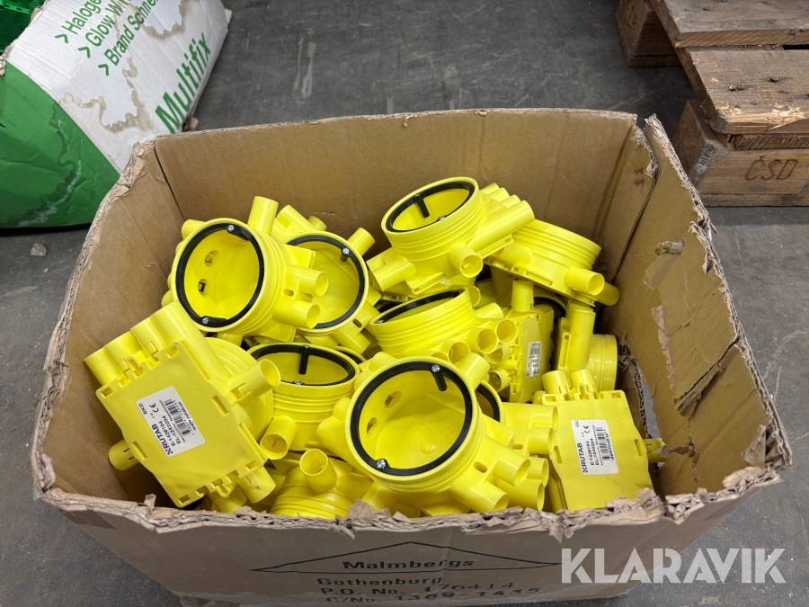 Kopplingsdoser Rutab Dubbelgips 26mm