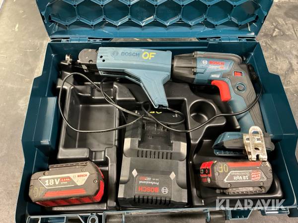 Skruvdragare Bosch GTB 18V-45 med skruvmagasin