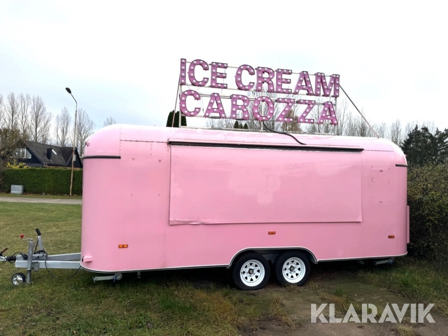 Glassvagn / Matvagn Gtmc O2 Retail Trailer
