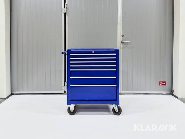 Verktygsvagn med 7 lådor