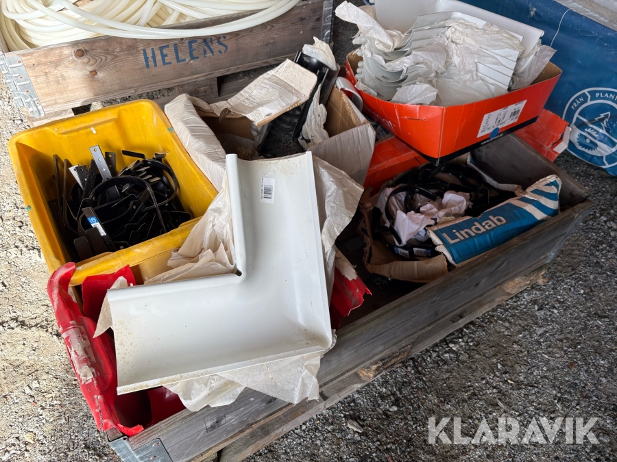 Parti med Takavvattningstillbehör