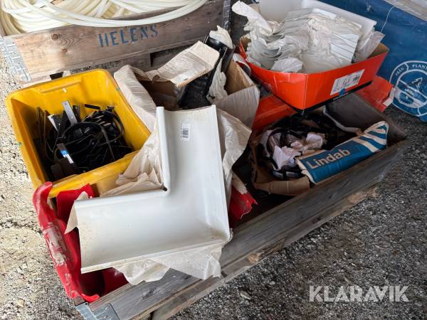 Parti med Takavvattningstillbehör