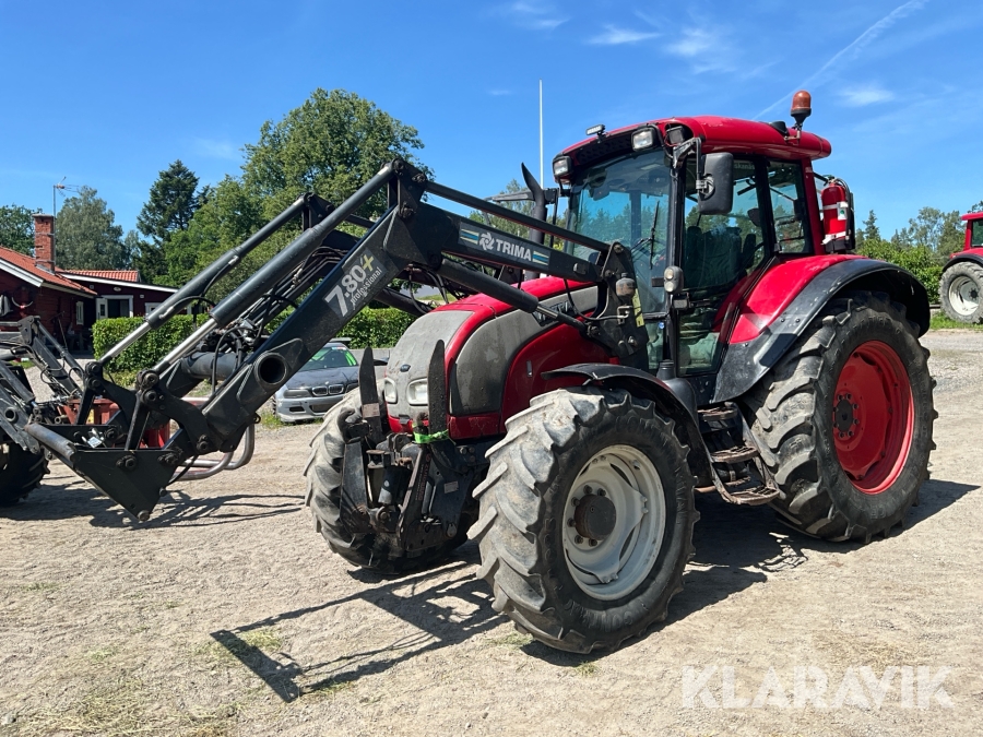 Traktor med lastare och frontlyft Valtra C120 Eco Power