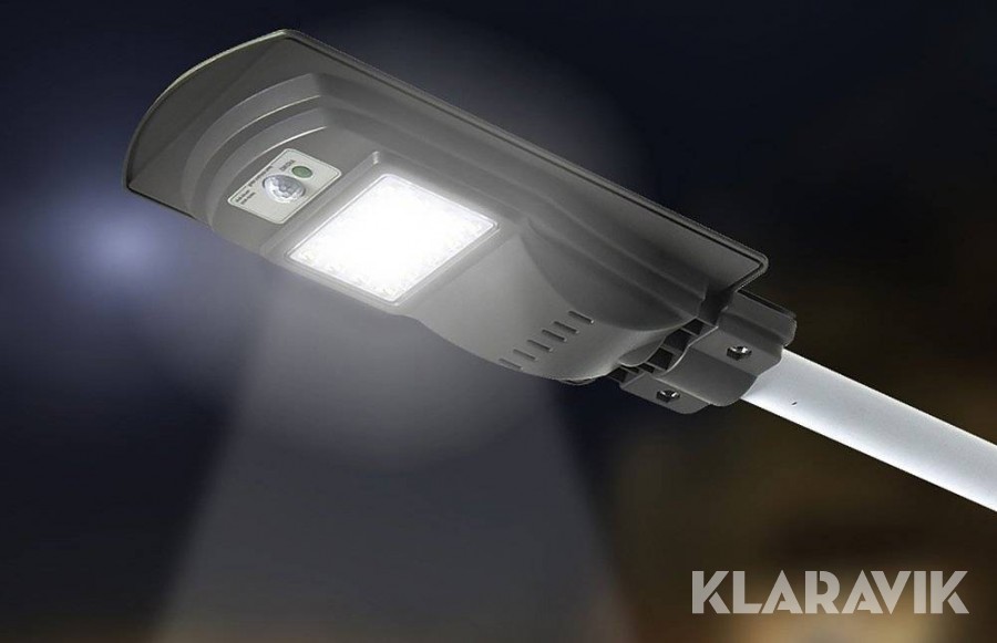 Solcellsdriven gatubelysning 60W+12W OPTONICA SL9136 4-pack