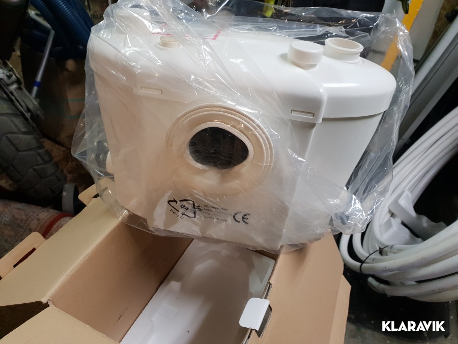 Toalett Kvarn med Pump Homac 400 