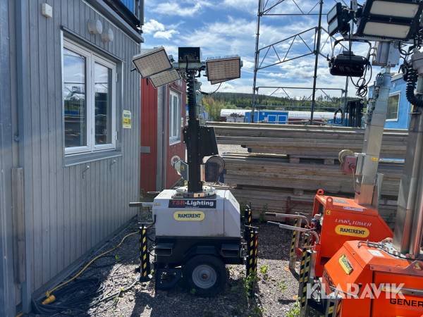 Belysningsmast Tsr-light LUXTOWER4x150W