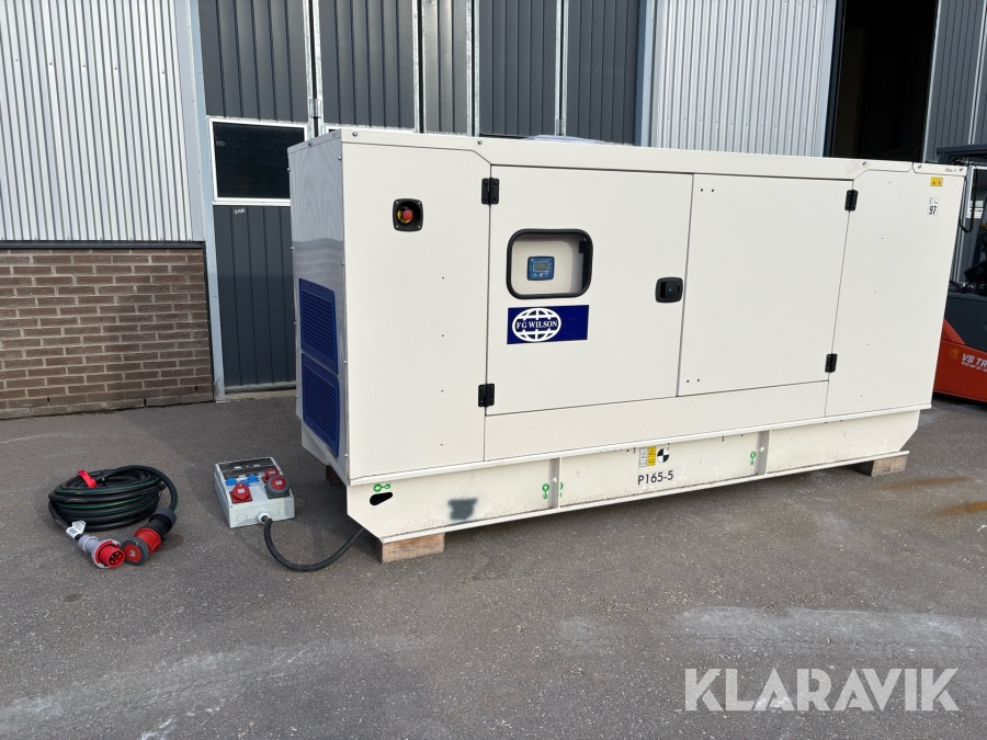 Generator/elverk FG Wilson P165-5