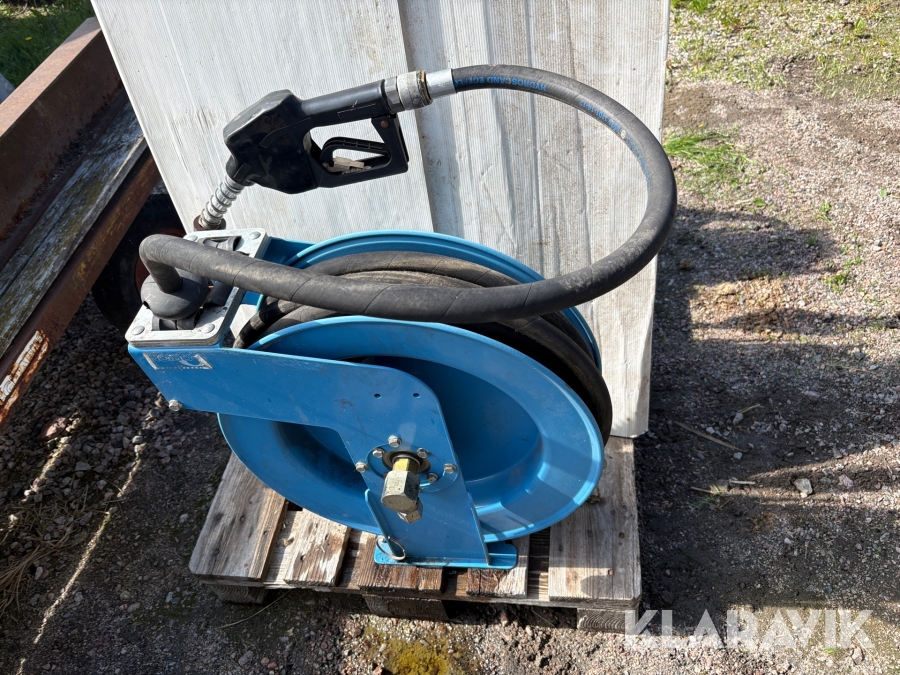 Slangvinda med pumphandtag ORION till Diesel eller olja