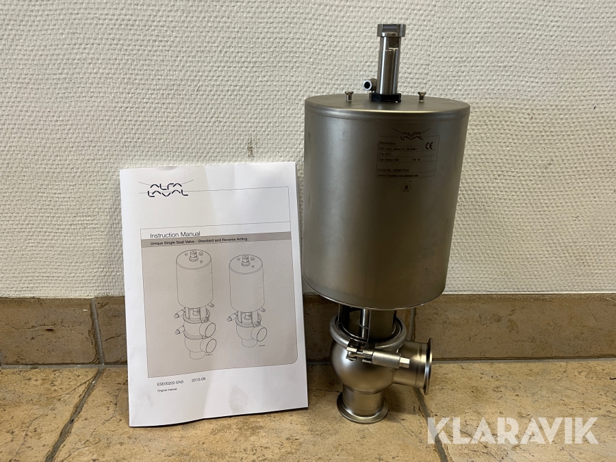 Sätesventil Alfa Laval Unique SSV PN10