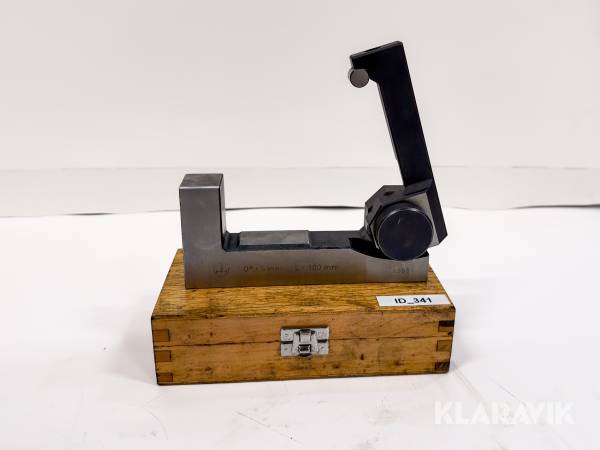 Tysktillverkad sinuslinjal, 100 mm, Högprecision för vinkelmätning Ultra-Präzision 1269