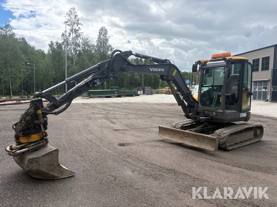 Grävmaskin Volvo ECR50D med tiltrotator
