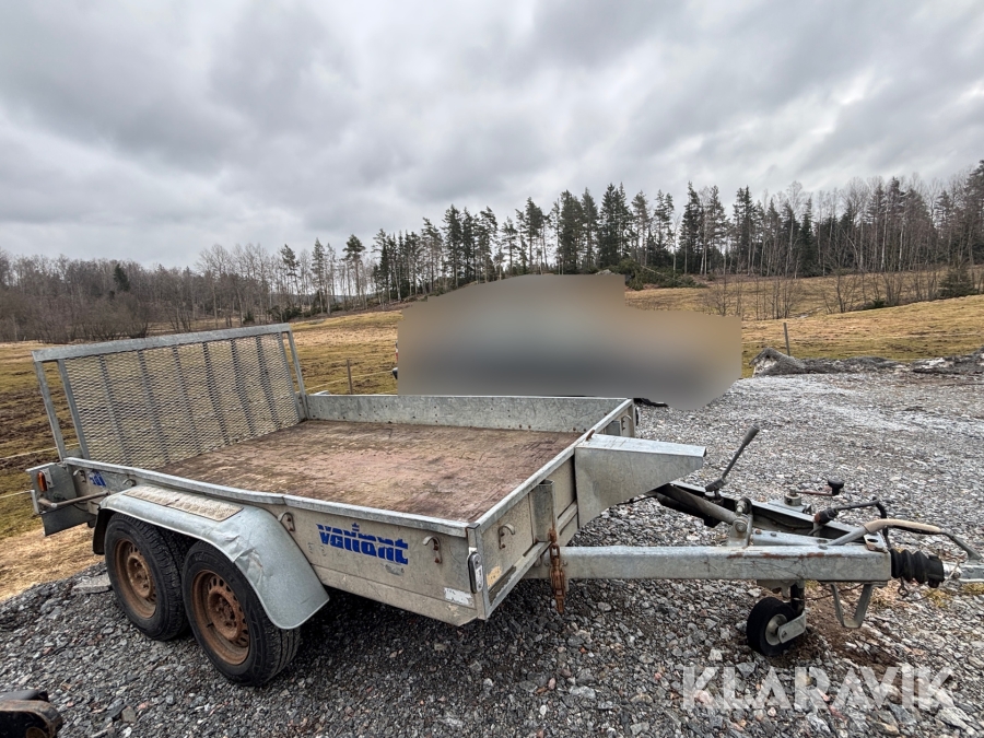 Tippbart maskinsläp Variant 2702M2