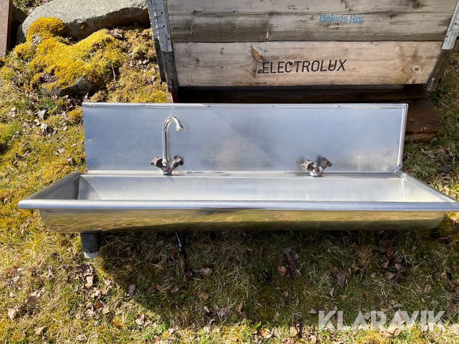 Tvättränna rostfri