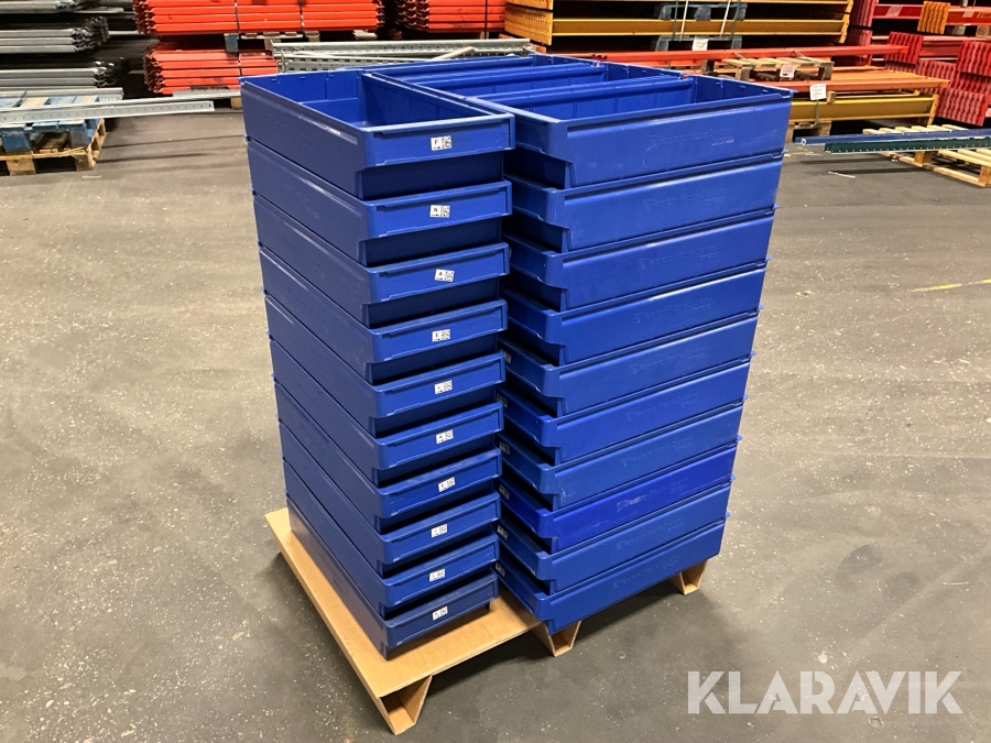 Plastlådor 40st Perstorp Plastic Systems 9123