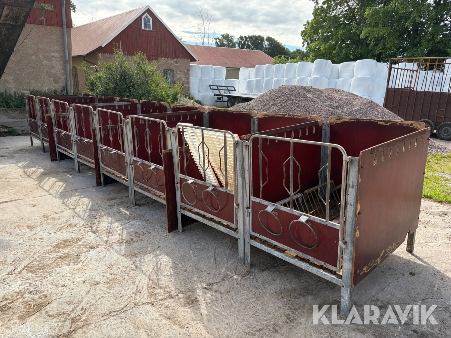 Kalvboxar Delaval 8 boxar