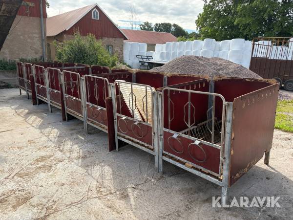 Kalvboxar Delaval 8 boxar