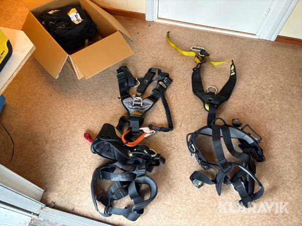 Säkerhetssele och rep Petzl 2 st