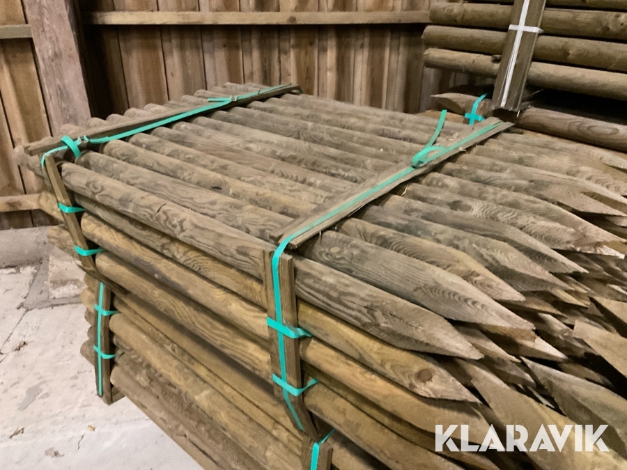 Tryckimpregnerade Stängselstolpar BMR 78st