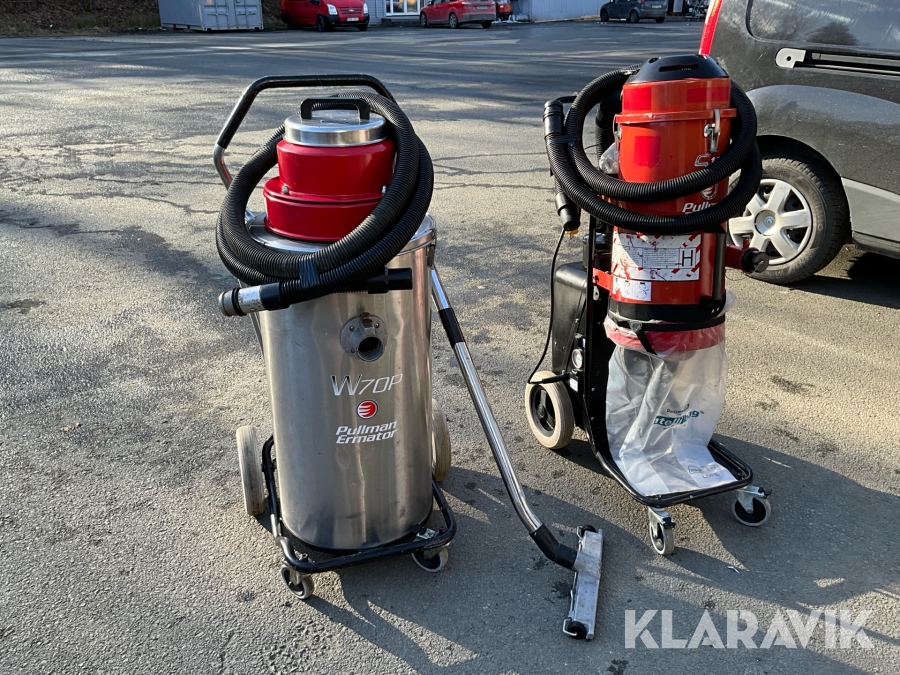 Stoftavskiljare, våtsug Pullman Ermator W70P, S13